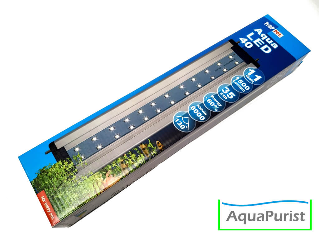 Verpackung einer Aqua-LED-Aufsetzleuchte
