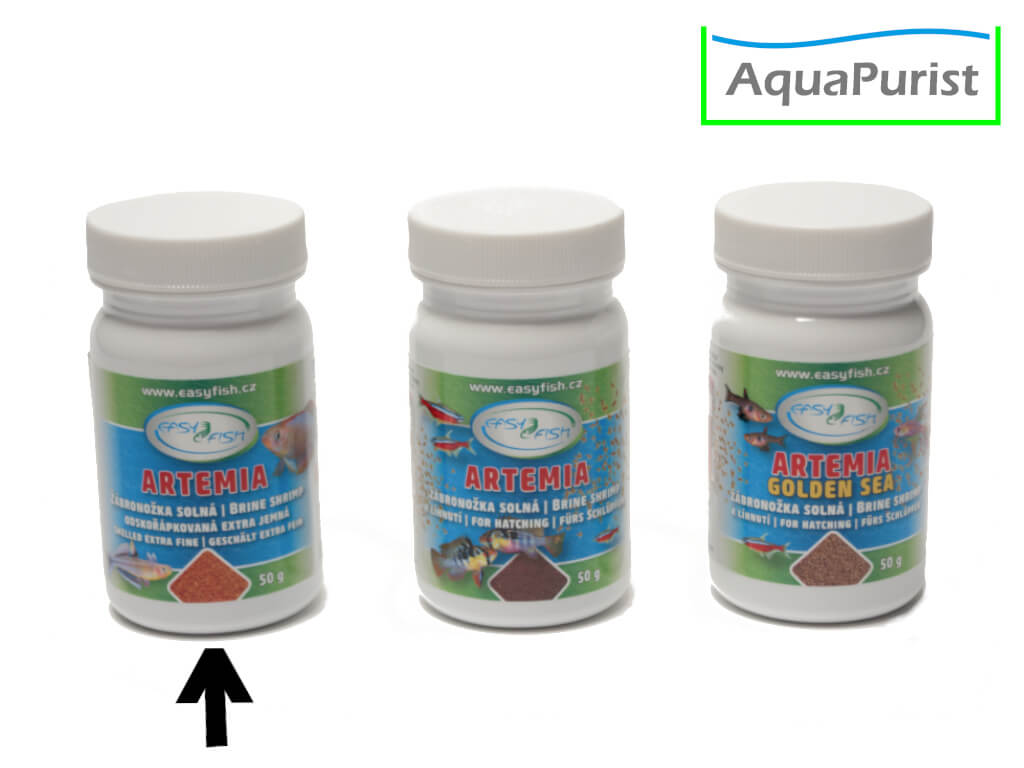 Artemia geschält, extra fein Artemia geschält, extra fein