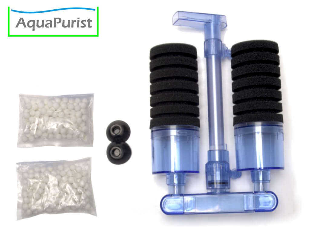 Schwammfilter mit extra Kammer 2er