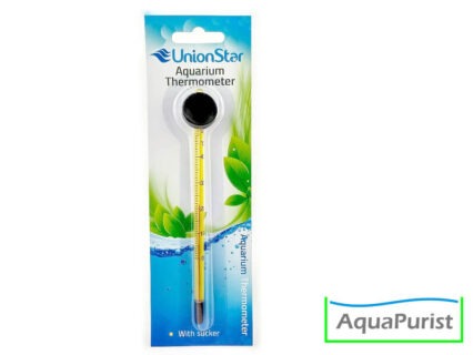 Thermometer mit Saugnapf für Aquarien