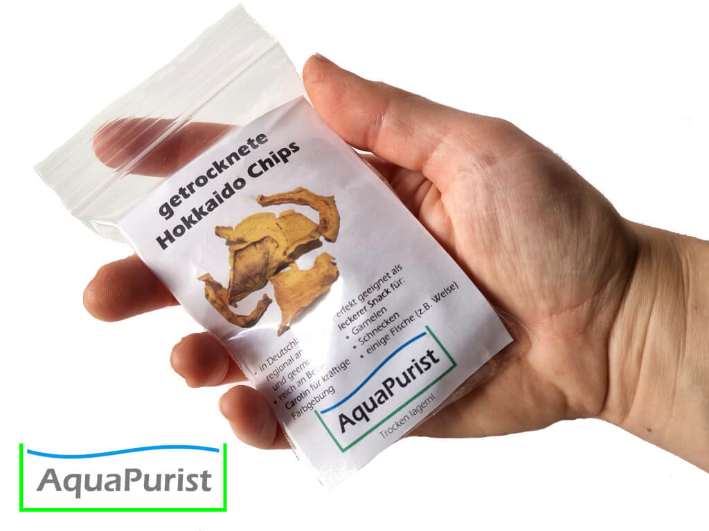 Hokkaido Kürbis Chips getrocknet