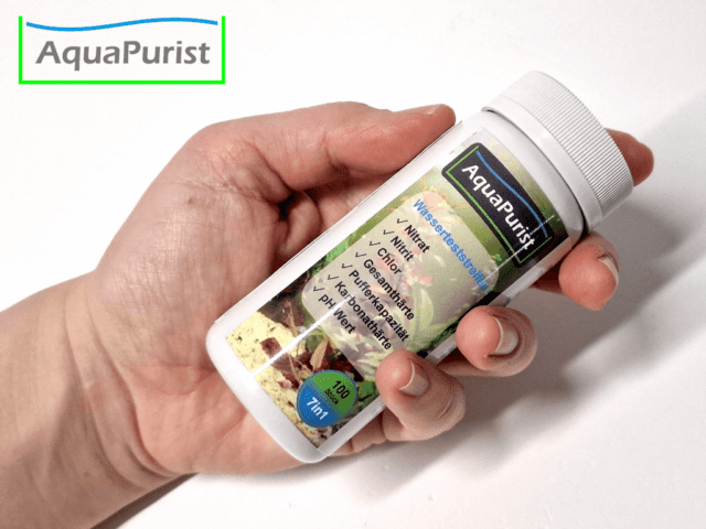 Wasserteststreifen 7in1 Nitrat, Nitrit, Chlor, Gesamthärte, Pufferkapazität, Karbonathärte, ph-Wert