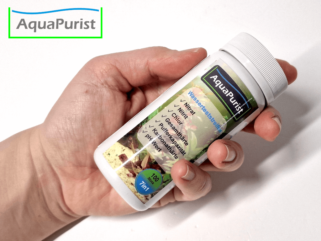 Wasserteststreifen 7in1 Nitrat, Nitrit, Chlor, Gesamthärte, Pufferkapazität, Karbonathärte, ph-Wert