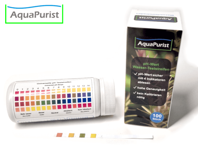 Wasserteststreifen ph-Wert 4 Indikatoren