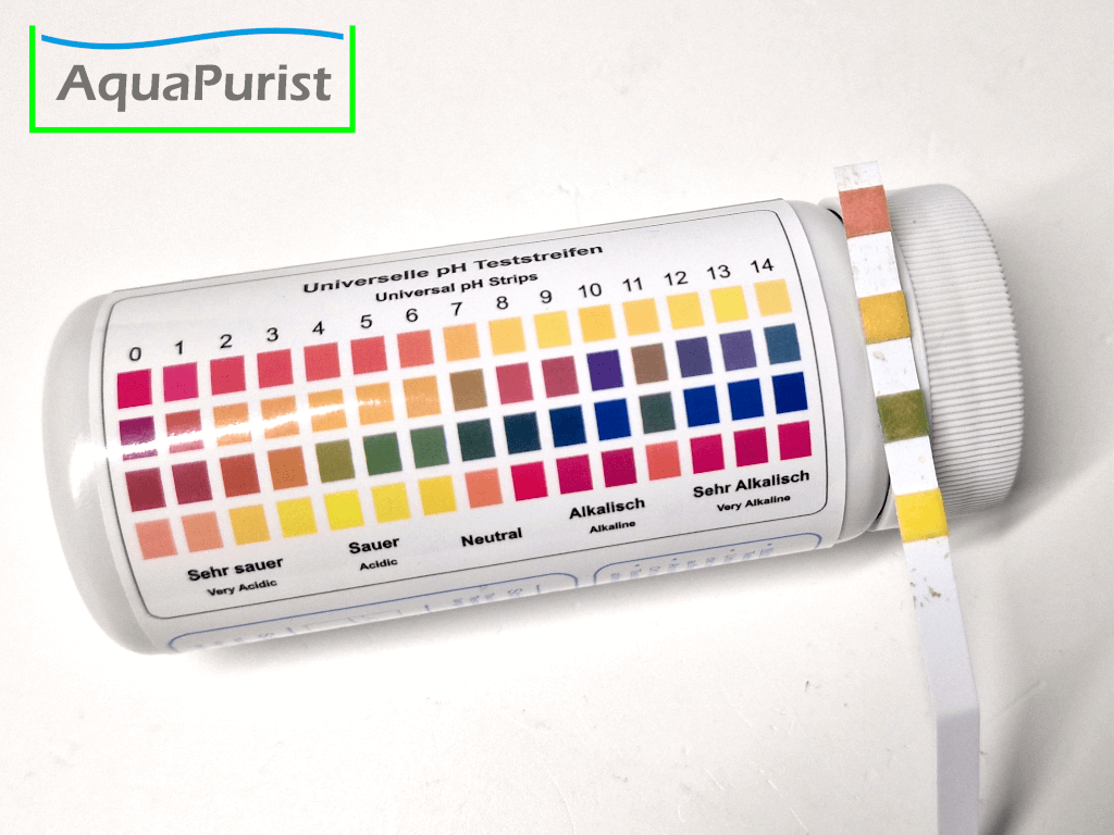 Wasserteststreifen ph-Wert 4 Indikatoren