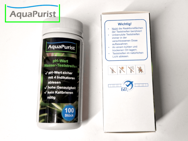 Wasserteststreifen ph-Wert 4 Indikatoren