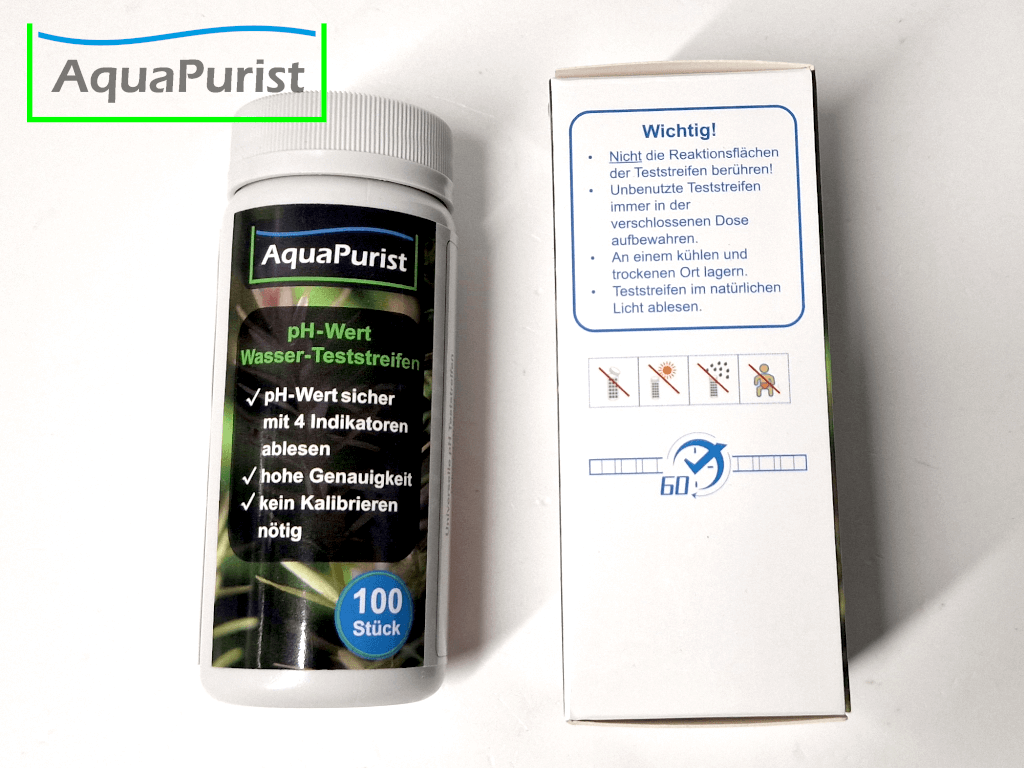 Wasserteststreifen ph-Wert 4 Indikatoren