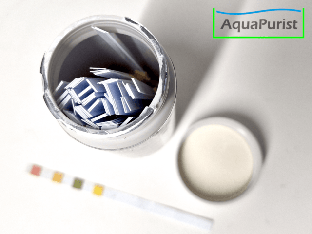 Wasserteststreifen ph-Wert 4 Indikatoren